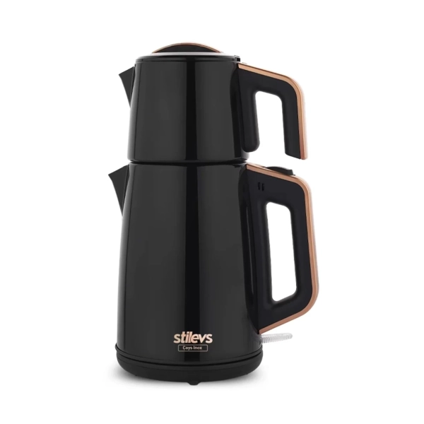 #WCL000037 - Stilevs Cays Inox Çelik Çay Makinesi Inox - Siyah