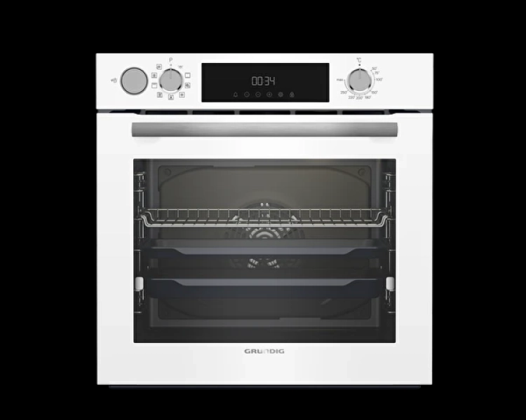 #WCL000022 - Grundig GEBD12302W 9 Fonksiyon Buhar Destekli Beyaz Ankastre Fırın